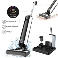 Brushless Wireless Wet Dry Vacuum multi-surface Smart Mop Floor wash handhold handholding Display 3 LCD Mode LCD Mode