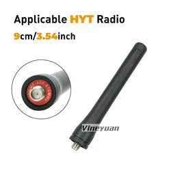 Antenne UHF 400-470Mhz pour Hytera HYT PD700 PD780 PD782 PD785 PD790 PD565, radio numérique professionnelle polyvalente bidirectionnelle