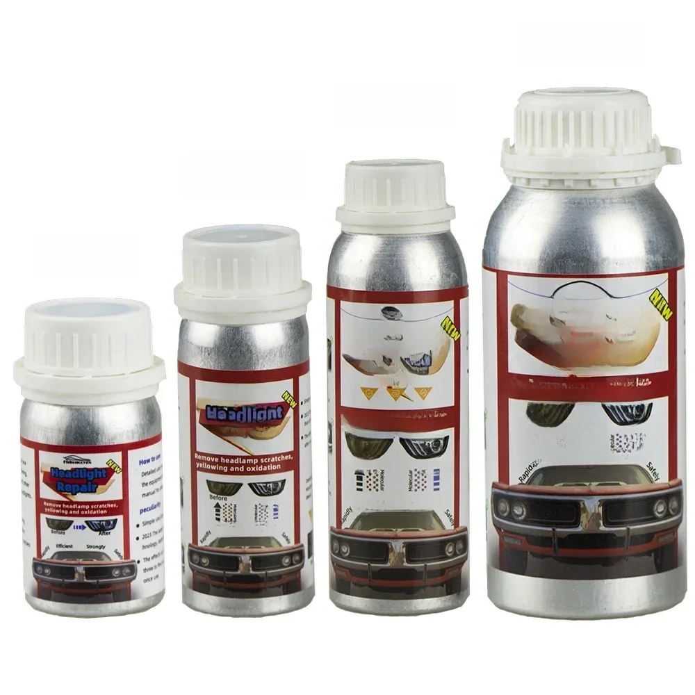 Kit de phares en polymère liquide, 800ml, réparation de vernis chimique, liquide de rénovation, réparation des rayures, polissage des phares