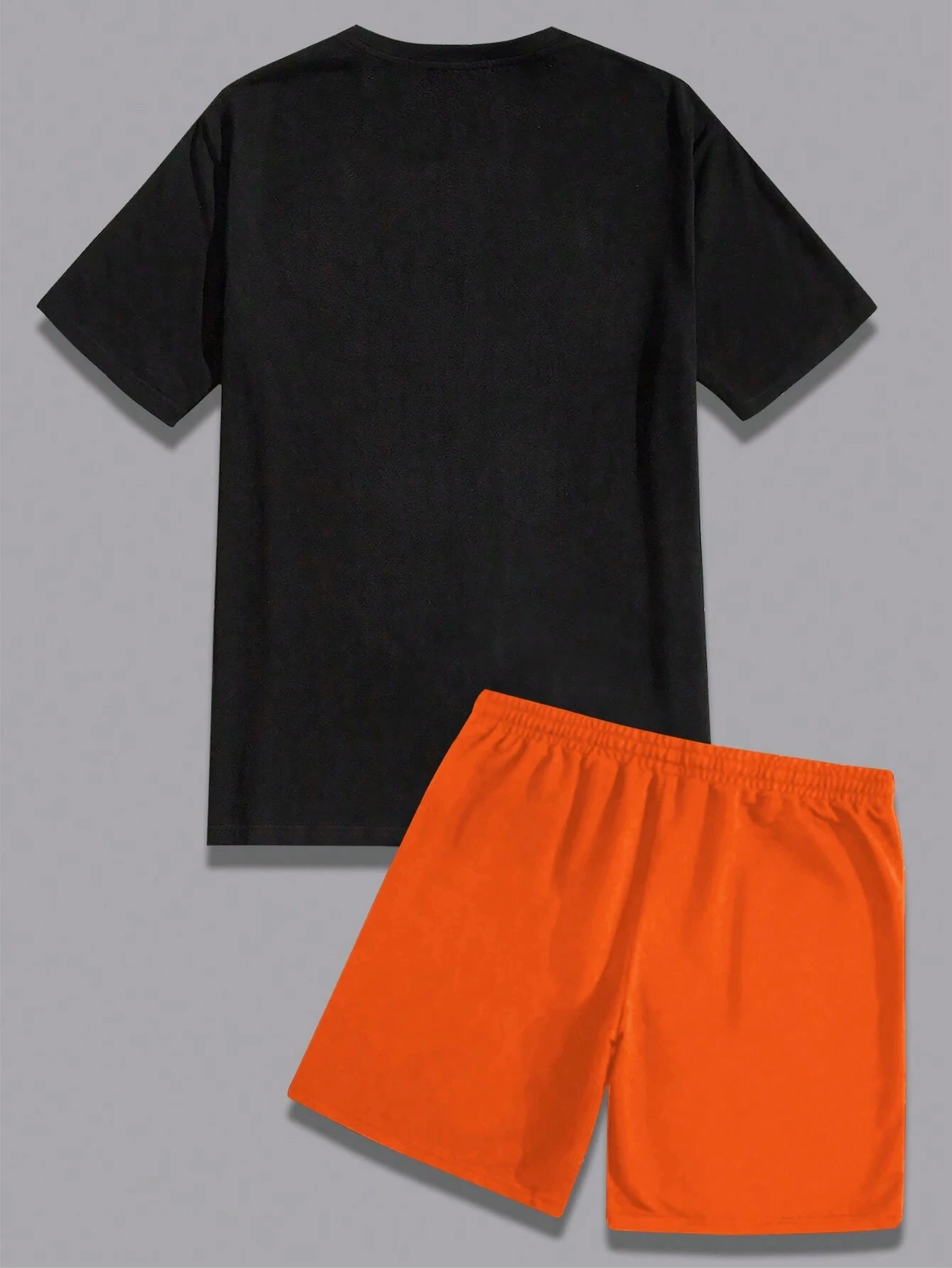 Summer Men Sportswear Striped Letter Short-Sleeve T-Shirt Set Two-Piece Outdoor Travel Apparel Relaxed-Fit Shorts Training Wear view 4