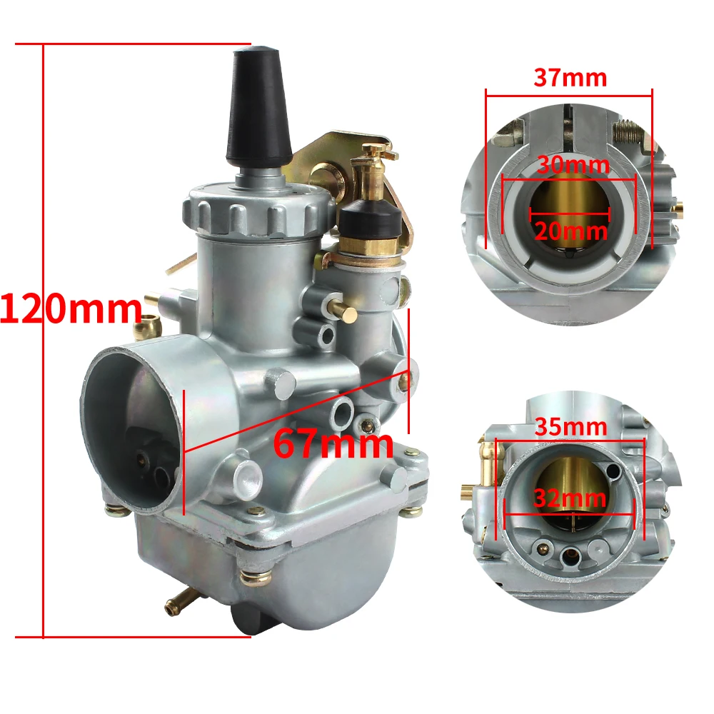 for Mikuni Carburetor Motorcycle Carb Parts Fuel System VM20 20mm ATV UTV 50cc 100cc 125cc Dirt Pit Bike Motocross Accessories