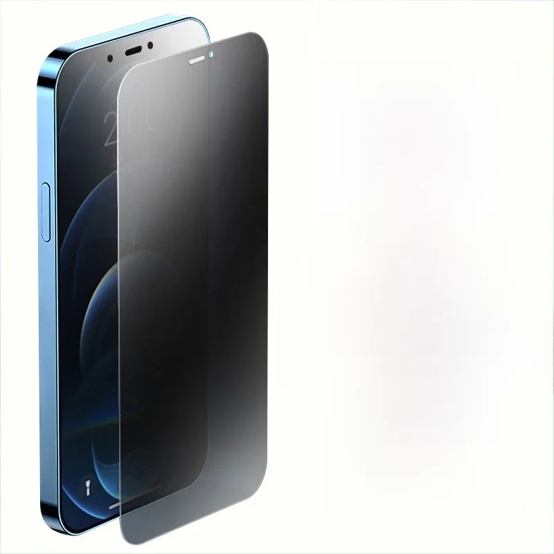 2 SZTUKI Pełne Pokrycie Ekranu Ochronnego Przeciw Podglądaniu do iPhone 11 12 13 14 15 16 17 PRO MAX 6 7 8 Plus XS X XR Szkło Hartowane Prywatyzujące — zdjęcie 2