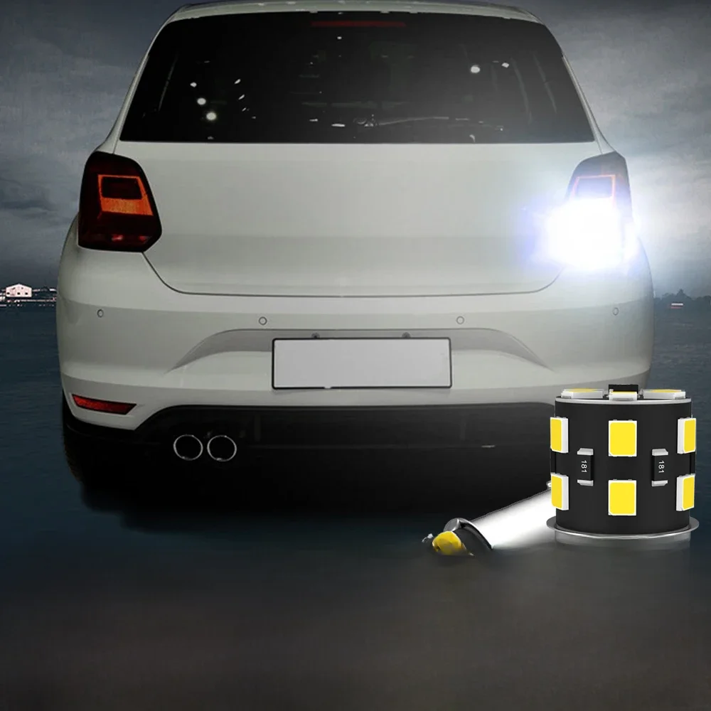 2 Stück LED-Rückfahrleuchten P21W BA15S Canbus für VW Passat B5 B5.5 B6 Golf MK3 MK4 MK5 MK6 3 4 5 6 Polo 6n 6r 9n Touran