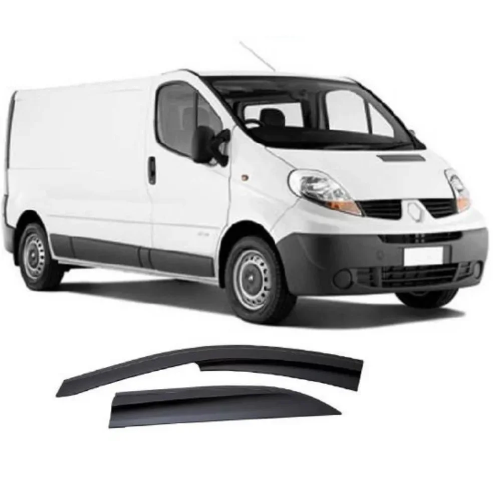 Car window accessories for Renault Trafic Opel Vıvaro 2003-2015 Sport Style window deflector rain cover visor awnings Tuning