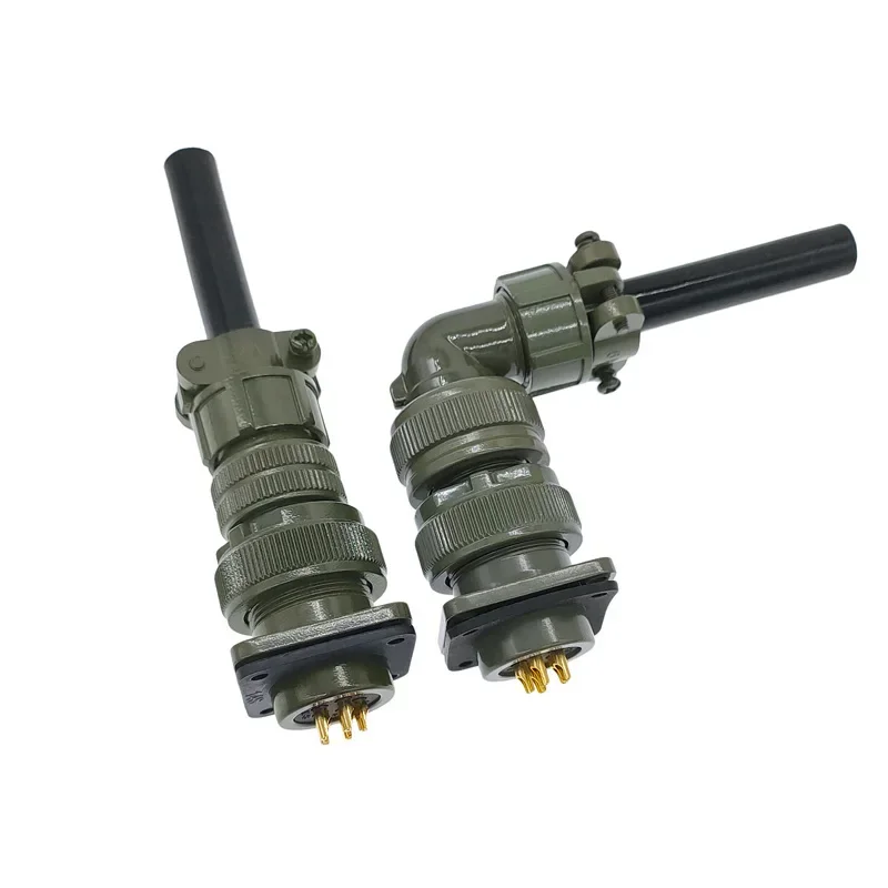 Mil std ronde connector ms3102a 14s-2 14s-5 14s-6 MIL-C 5015 militaire specificatie connectoren ms3106 ms3108 stekker & stopcontact - afbeelding 2