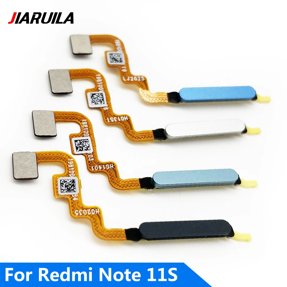 Fingerprint Scanner For Redmi Note 11S 5G Home Button Fingerprint Menu Return Key Sensor Flex Cable