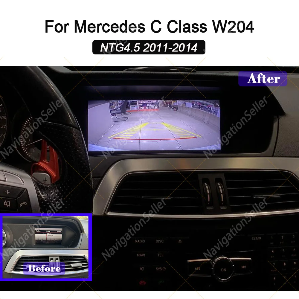 

VIGOHI 8.8inch Android AUTO Car Multimedia Player For Mercedes Benz W204 S204 C Class W204 S204 Carplay Android Screen Radio GPS