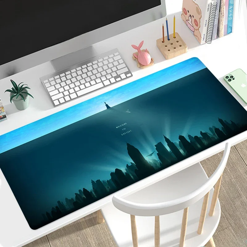 Bioshock Mouse Pad Gamer XL Home Custom HD Mousepad XXL Playmat Desk Mats Carpet Antypoślizgowa miękka podkładka pod mysz do laptopa Desktop Mouse Pad Mice Pad — zdjęcie produktu 7