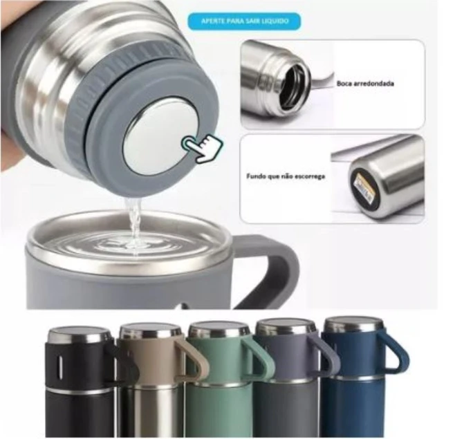 زجاجة مفرغة من الفولاذ المقاوم للصدأ ، طقم كانيكا ، ترمس ، من من من الفولاذ المقاوم للصدأ