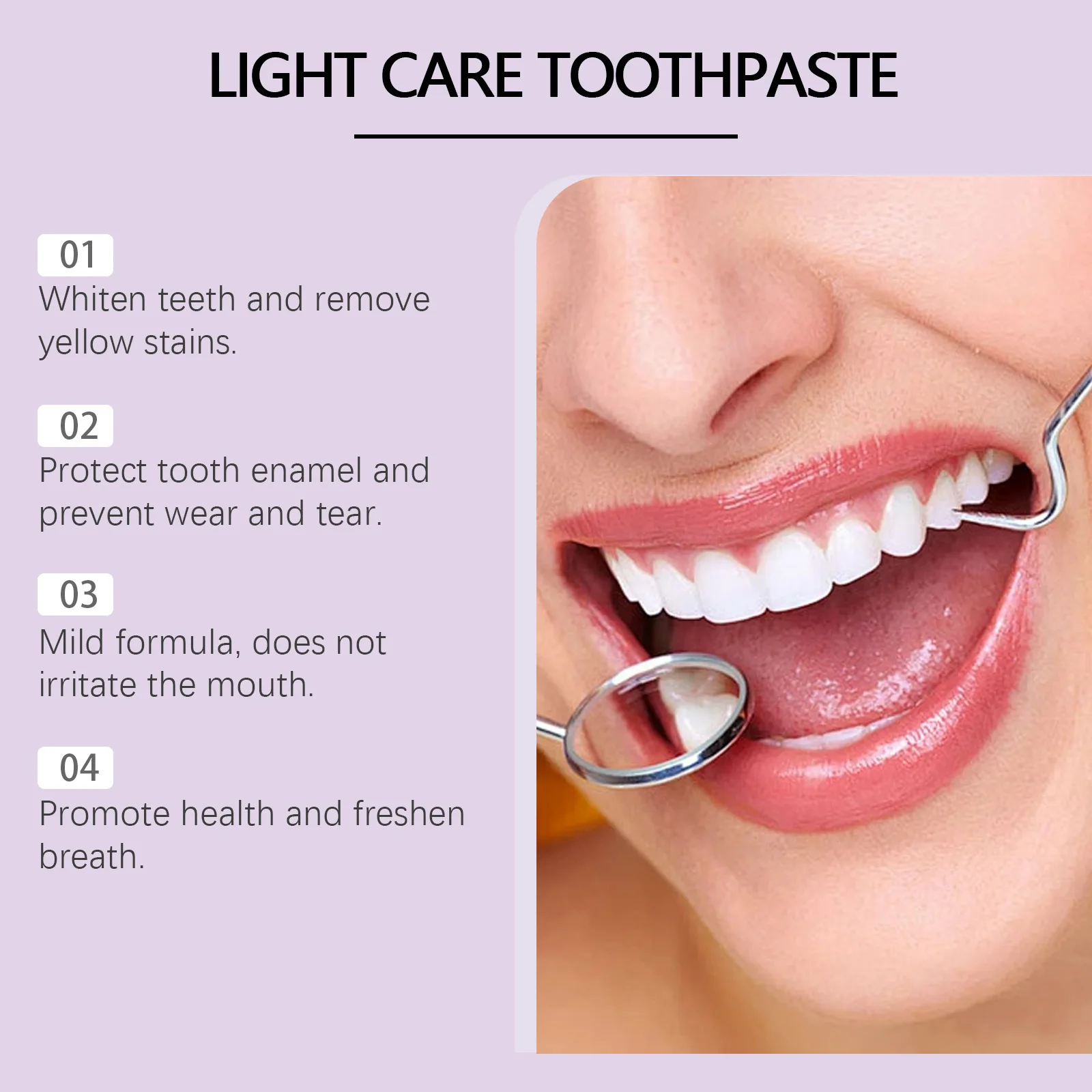 Oralhoe 120g Teeth Whitening Toothpaste Reduce Yellow Protect Tooth Enamel Fresh Breath Oral Cleaning Teeth Gum Care Toothpaste