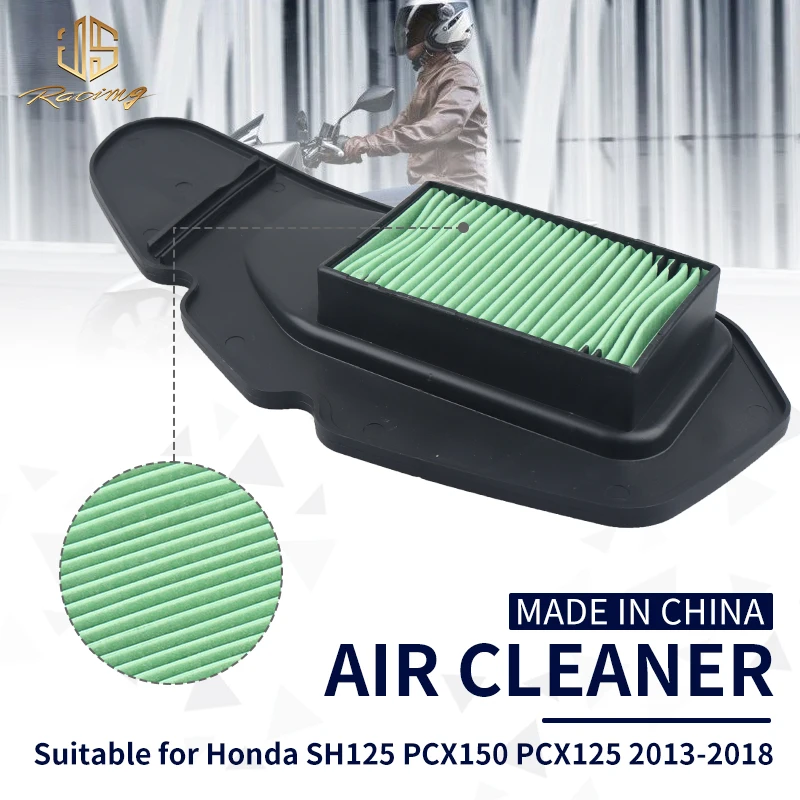 JSRAOIMG Motorcycle Air Filter Intake Cleaner For Honda PCX125 2012-2018 PCX150 PCX 125 150 WW150 17210-K29-900 17210-KZR-600