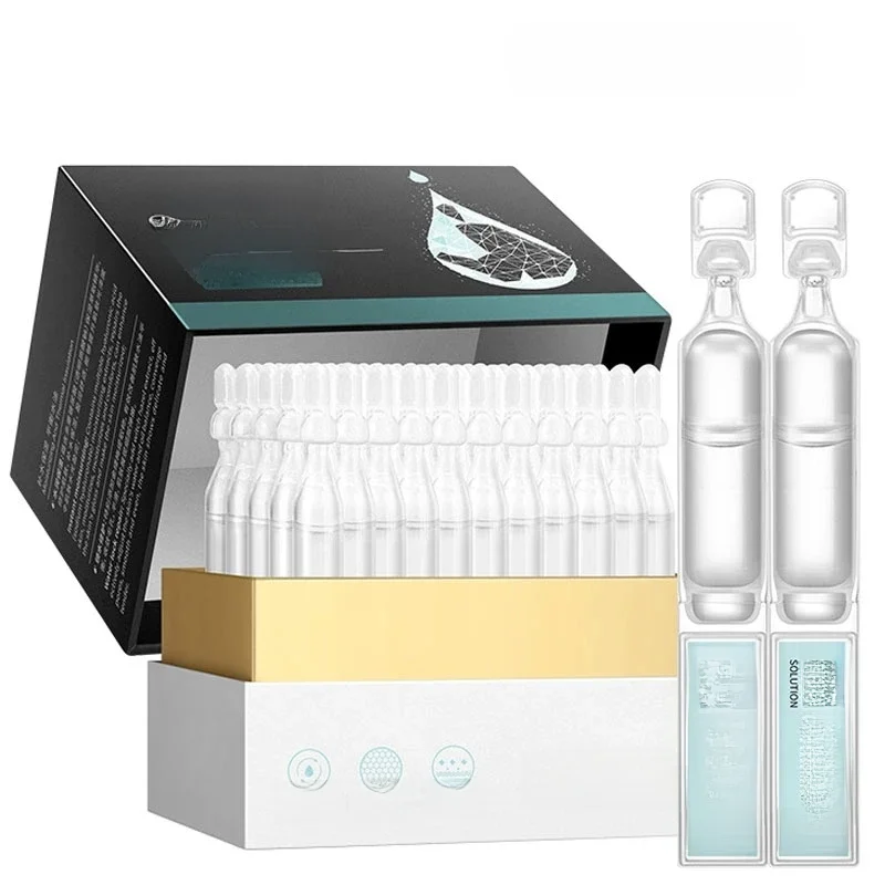 30 szt. Serum do twarzy z kwasem hialuronowym odżywcza naprawa drobnych linii nawilżenie twarzy przeciwzmarszczkowe starzenie zestaw esencji do pielęgnacji twarzy — zdjęcie 2