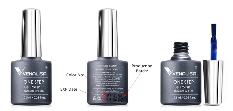 VIP5 VENALISA Gel-Nagellack-Set, Hema Free Nude Pink Glitter, wunderschöne Farbe, Nagelmaniküre, Soak Off UV-LED-Nagelgel-Lack-Set – Detail 20