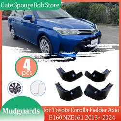 for Toyota Corolla Fielder Axio E160 NZE161 2013~2024 2014 Car Mudguards Mud flaps Fender Flare Mud Flap Splash Cover Accessorie