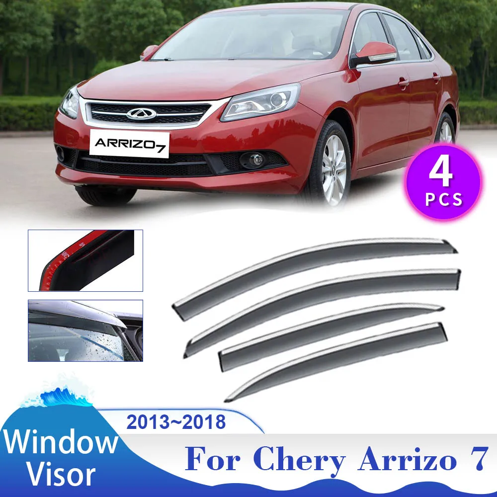 

Козырек для автомобиля Chery Arrizo 7 A4 2013 ~ 2018 2014 2015 2016 2017, защита от солнца и дождя