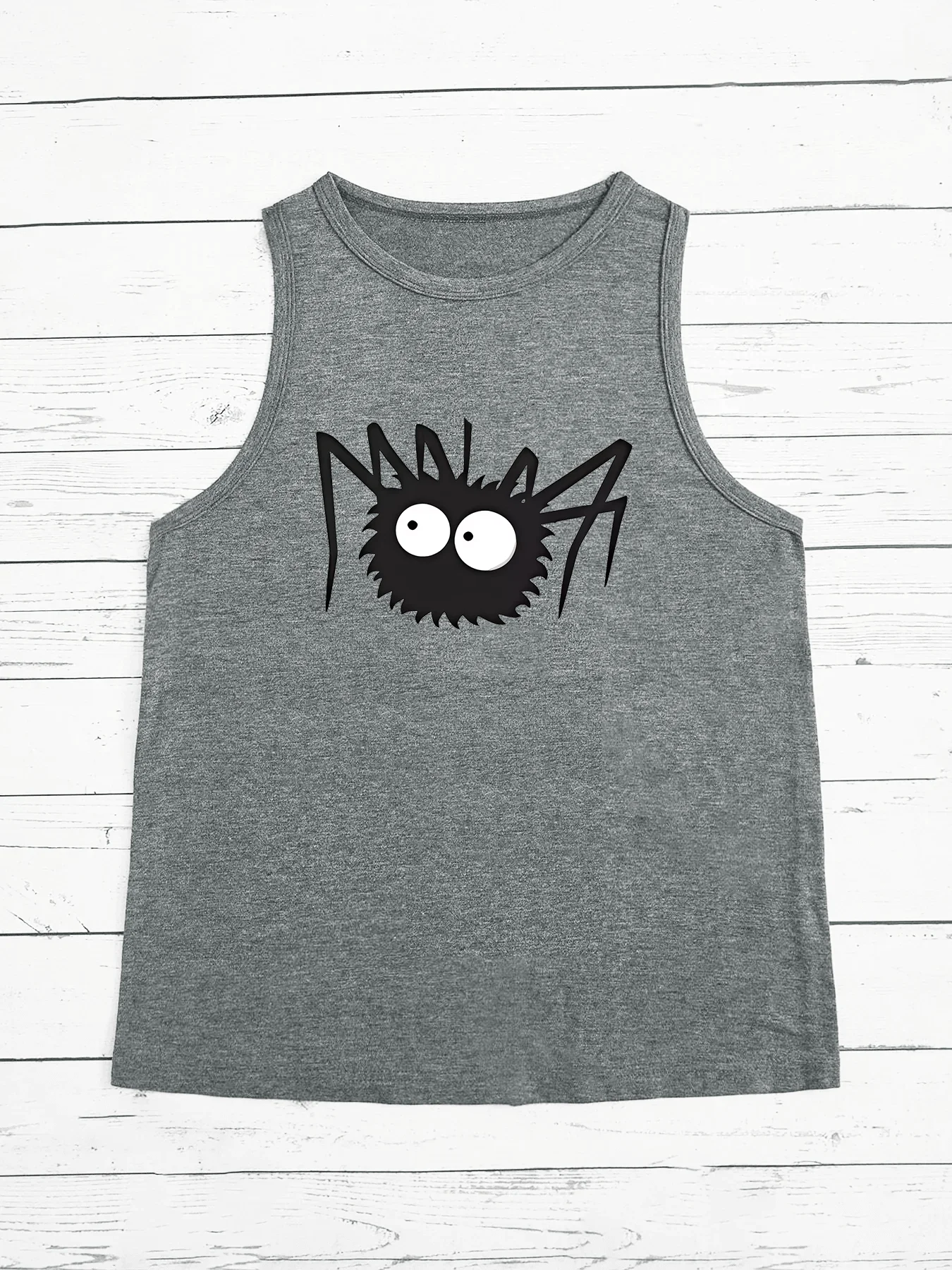 Hunter Phantom Troupe Spider Fashion Funny Sports Women's Tank Top Loose O Neck Sleeveless Casual Tank