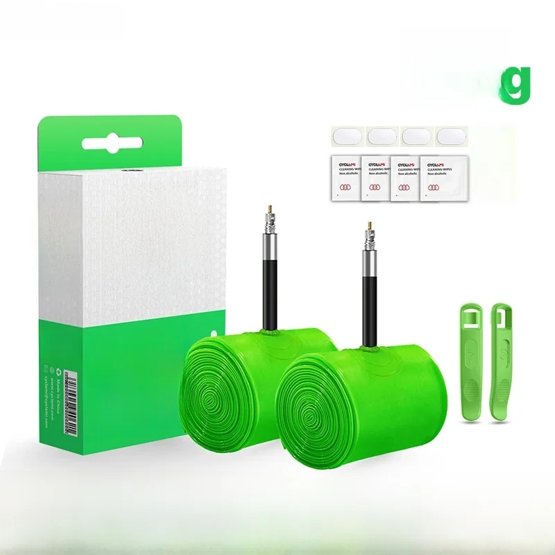 AliExpress CYCLAMI Ultralight Bike Inner Tube 26 27.5 29 Inches MTB Bicycle TPU Material Tire 45mm French Valve Super Light Anti-Oxidation