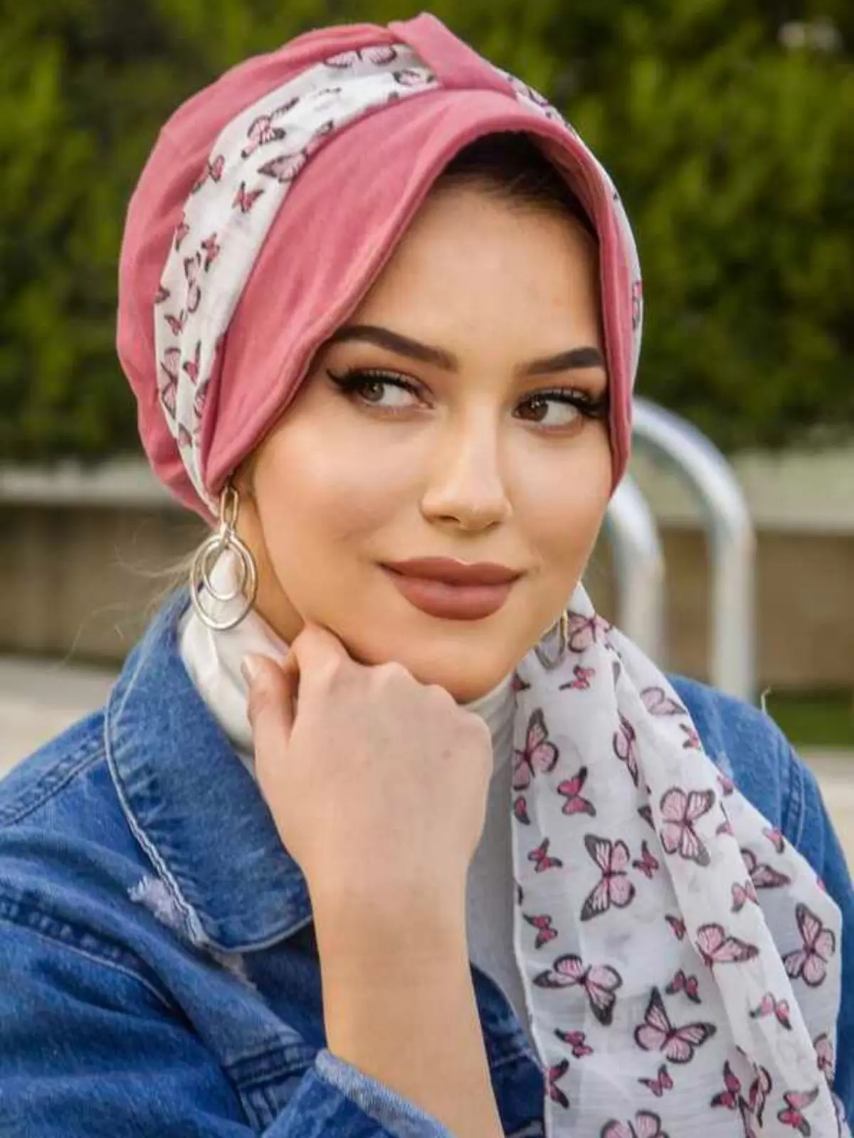 Patterned Cap Bonnet Women Muslim Fashion Hijab Casual Comfortable Standard Turkish Arabic Islam Scarf Turban Bonnet