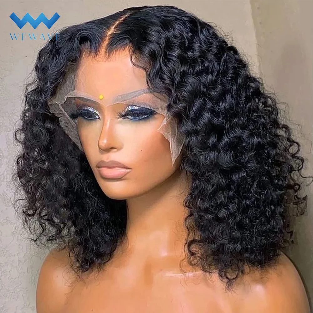 

Short Bob Wigs 13x4 Deep Curly Lace Front Wigs Human Hair 13x6 Hd Deep Wave Lace Frontal Wig Brazilian Glueless Bob Wigs