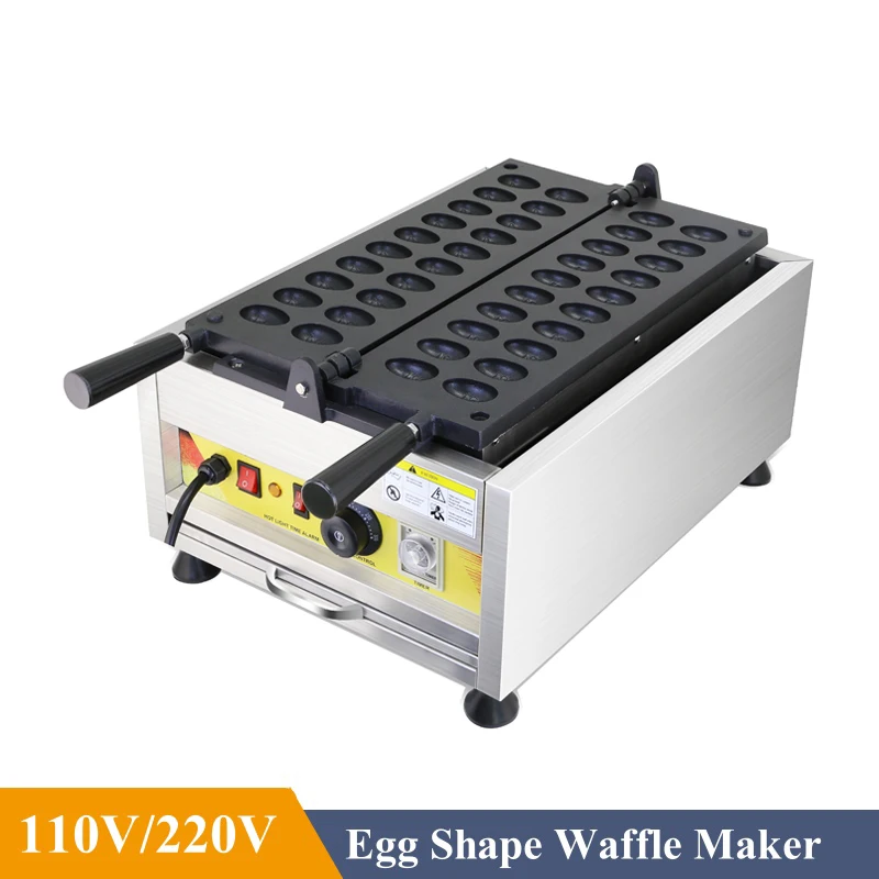 

110V/220V Hot selling Egg Roast Pancake Baker Machine Stainless Steel Eggettes Bubble Puff Cake Oven Non-Stick Egg Waffle Maker