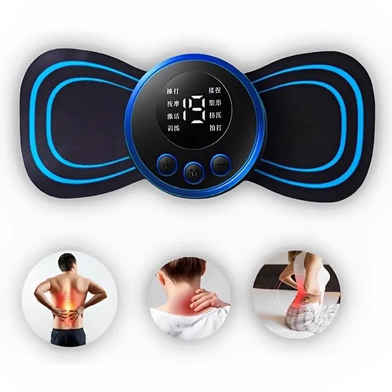 Mini Massageador de Cervical Elétrico Portátil Alivia Dores Corpo Pescoço