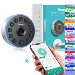 RAYKUBE-HK01 Tuya Fechaduras Inteligentes Bluetooth Deadbolt, Aplicativo De Bloqueio De Porta Eletrônico, Atraso Automático Com Teclados, Senha, Desbloqueio De Chave