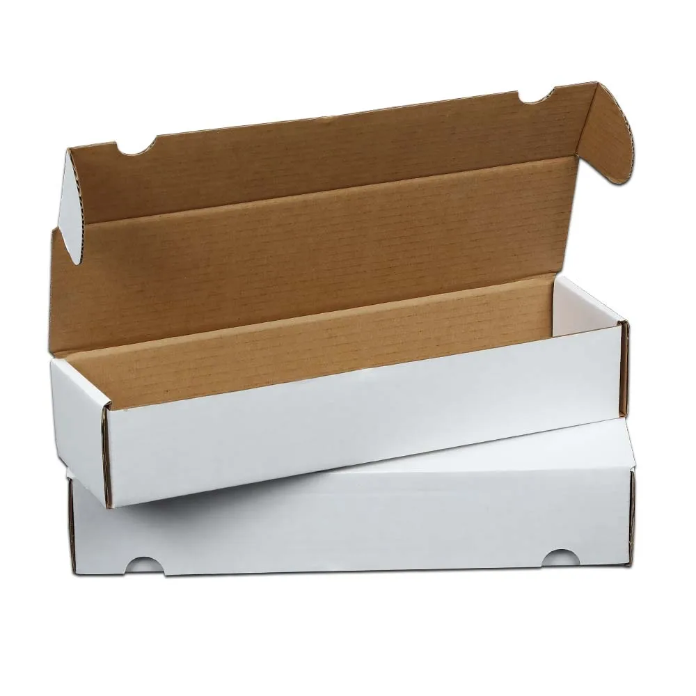 (25 Pack) Storage Boxes LOT 800 Count Ct Trading Sports Cards Case White
