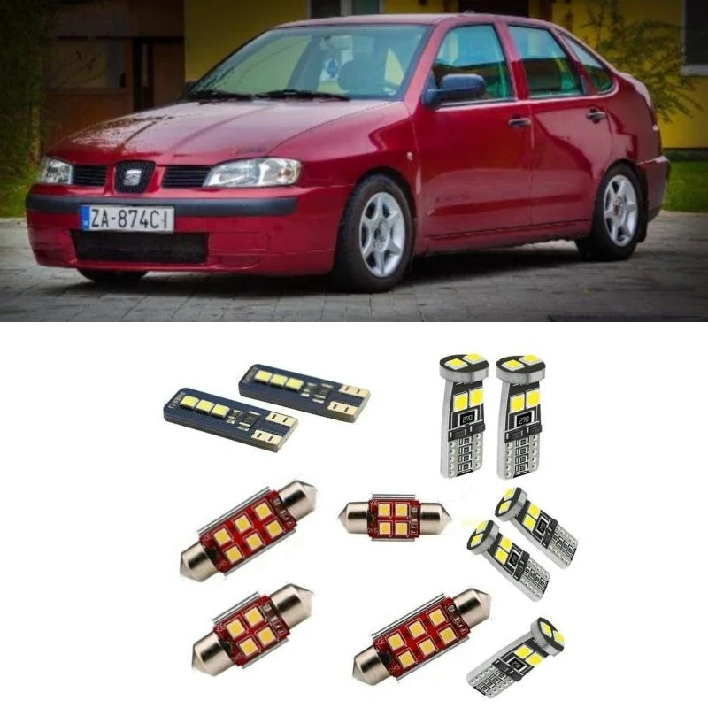 

Car Accessories Car Led Interior Light Kit For Seat Cordoba 6K2 1999 - 2001 Error Free White 6000K Super Bright