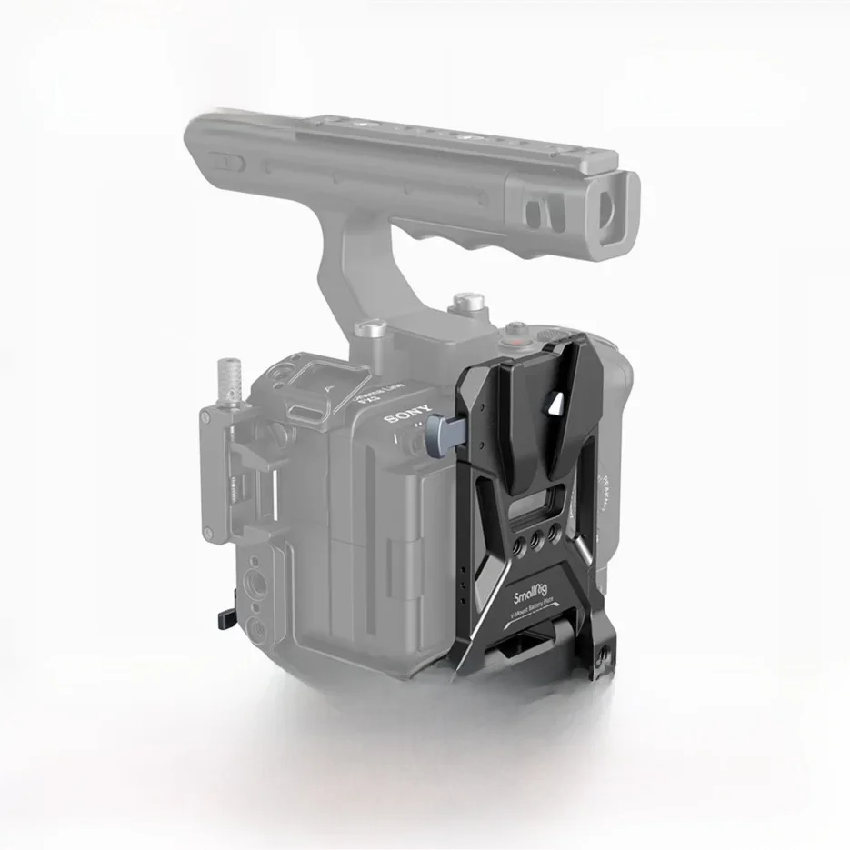 SmallRig V-Mount Battery Mount Plate do lustrzanek cyfrowych bez lusterka Sony Alpha 7R V/Alpha 7 IV/Alpha 7S III/Alpha 7C/FX30 4505 — zdjęcie 2