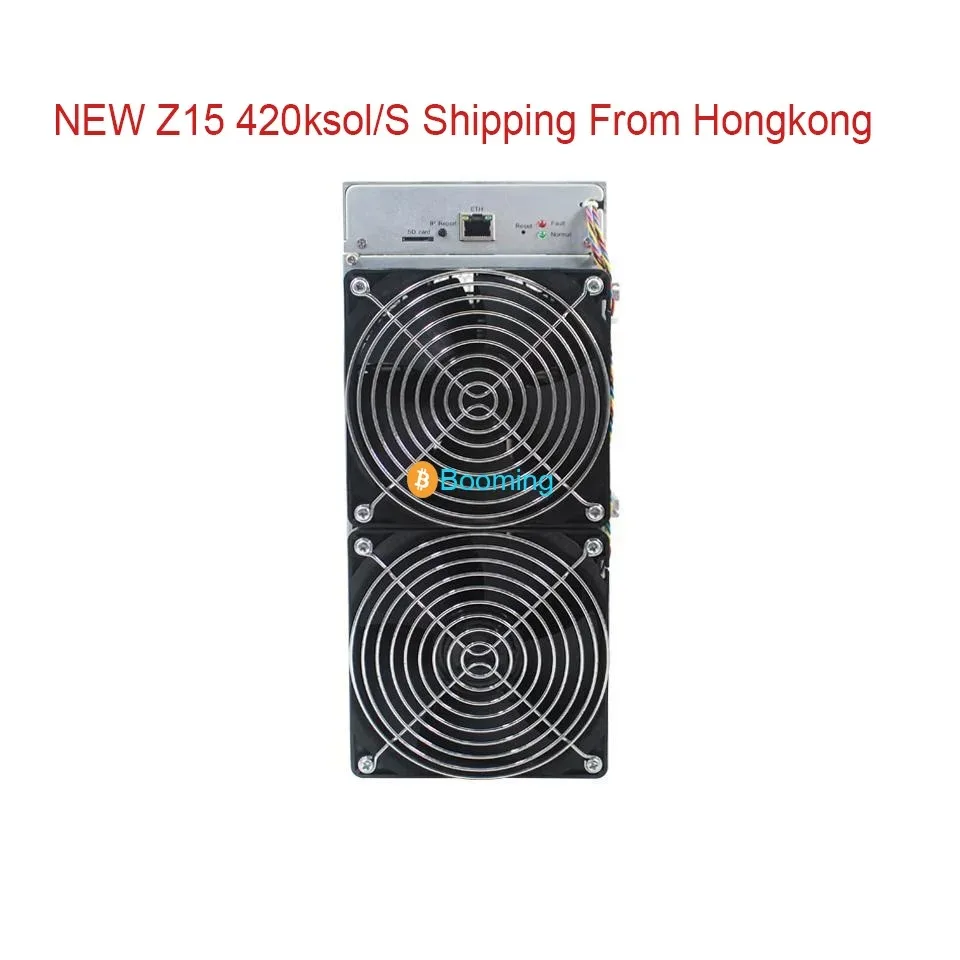 New Antminer Z15 Pro from Bitmain Equihash Algorithm with 820 840 860 ksol/s 2560W Zcash Asic Miner Stock Buy