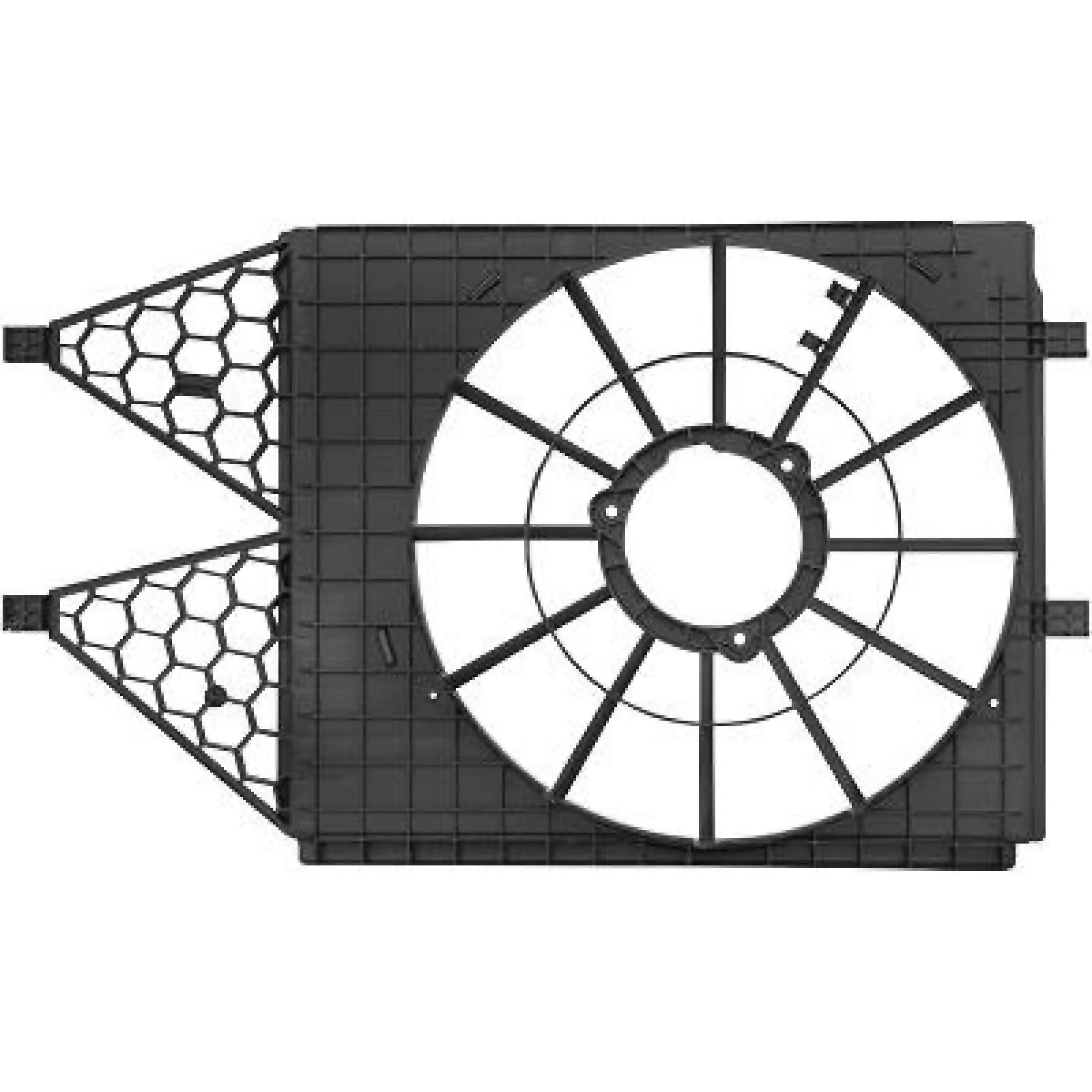 

For VW POLO (6R, 6C) 1.4 TDI Radiator cooling fan OE 6R0121207 6R0121207Q 6R0959455E