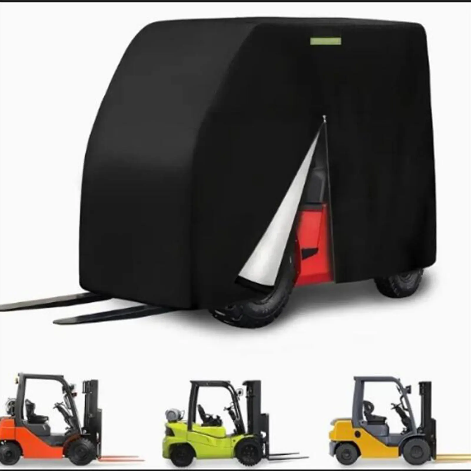 Dustproof Forklift Cover All Weather Use Rainproof Multifunctional Forklift Rain Cover Snow And Windproof Outdoor Forklift Cover