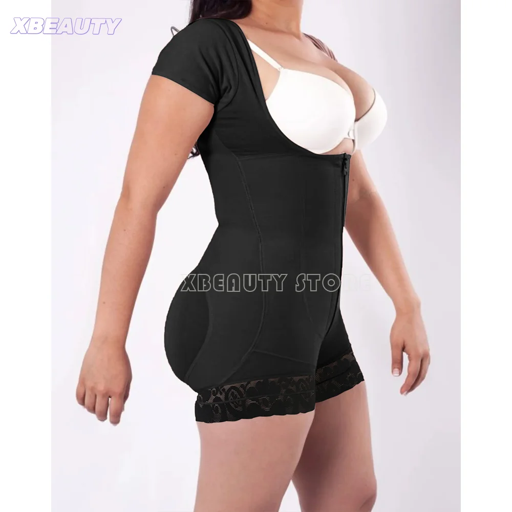 

Fajas Colombianas Full Body Shapewear Post Surgery Compression Tummy Control Body Shaper Slimming Thigh Invisible Shaper
