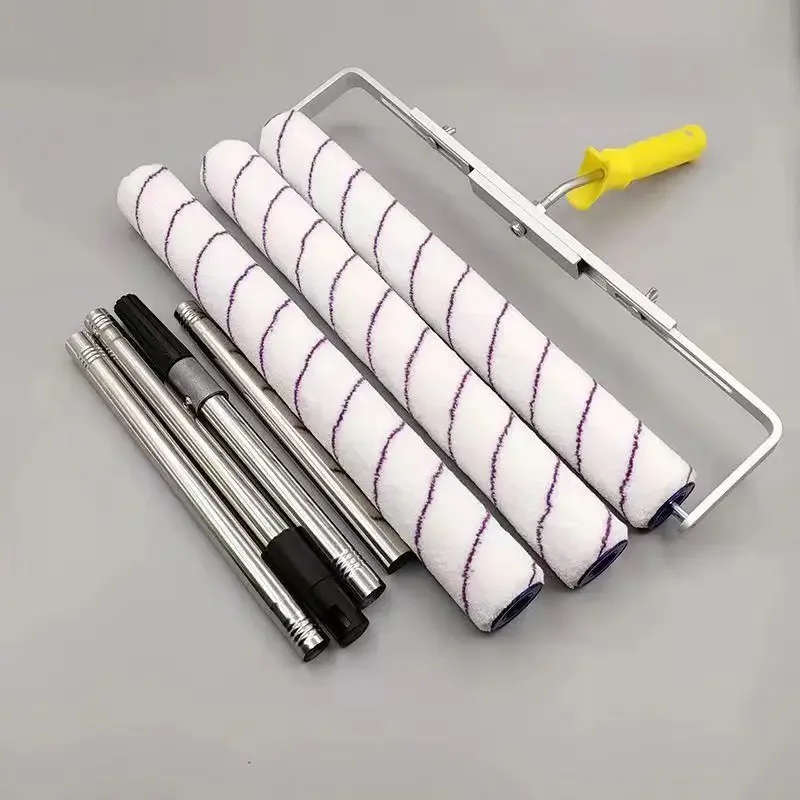 18 inch Verfroller Borstel Korte-Midden-Lange Pluche Schilderen Handvat Tool Voor Muur Decoratieve 6 MM/9 MM Schilderen Handvat Tool Ondersteuning - afbeelding 2