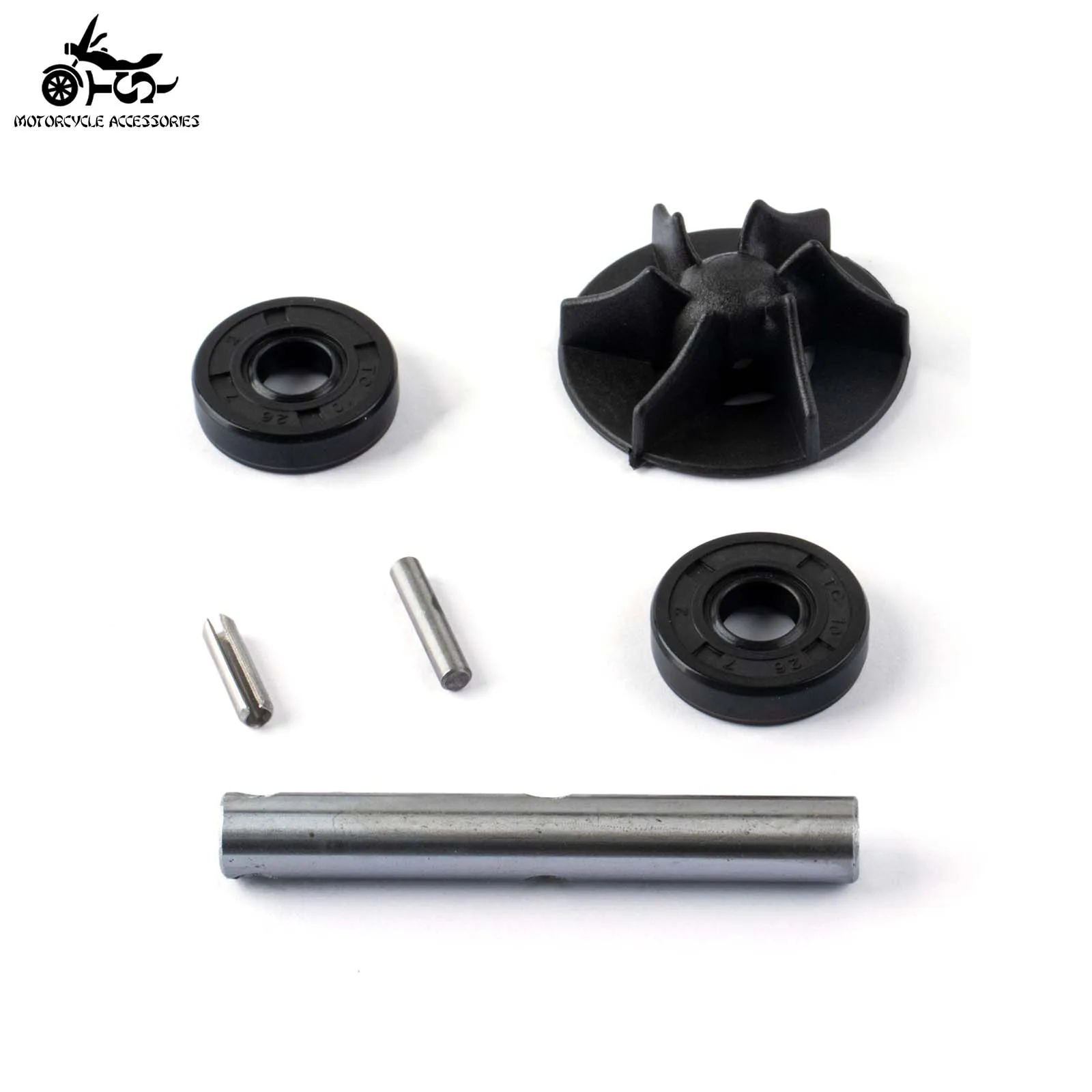 SJ Motorcycle Parts  Water Pump Repair Kit Impeller Shaft Seals For BMW F650 GS ST CS G650 Xchallenge Xmoto 93-09 11512343451
