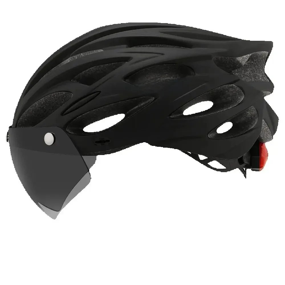 AliExpress yumaj 230gCAIRBULL Ultralight Helmet Road Mountain Helmet  Intergrally-molded with Removable Visor Goggles Bike Taillight Helmet CB-26