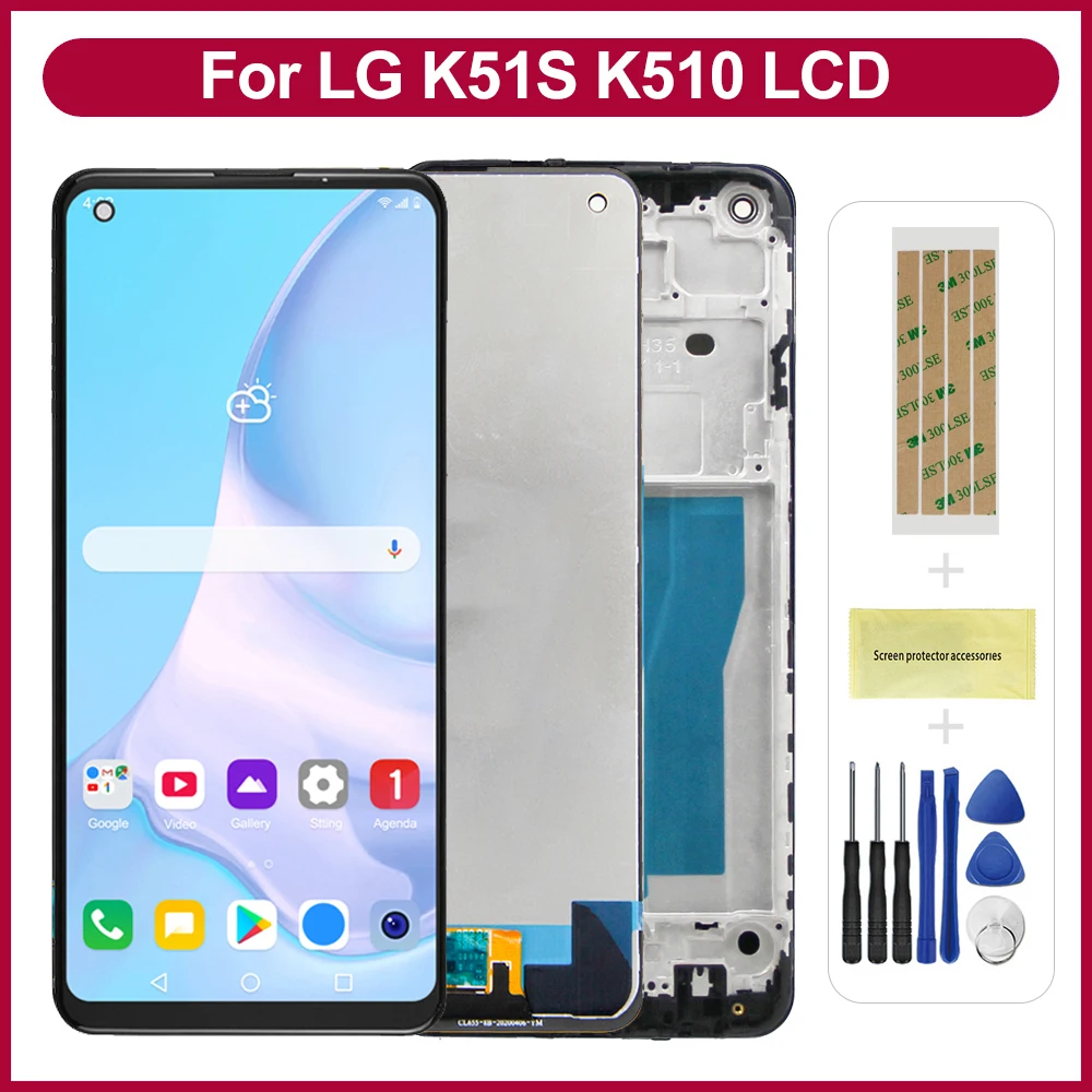 For lg k51s lcd Mobile Phone Lcds For LG k51s screen replacement for LG LMK510EMW, LM-K510EMW, LM-K510 display