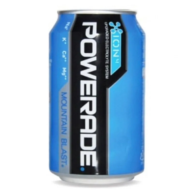 Power Ade Mountain Blast 340ml x 24 Can (1 Box) Ion Drink Can Ion Drink