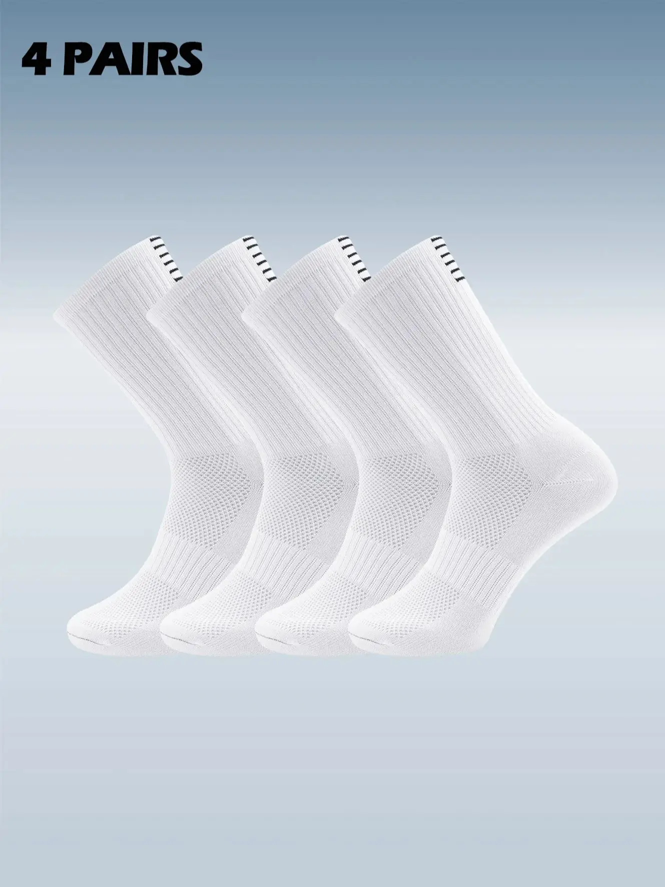 AliExpress NONE 4 pairs Cycling Socks Running Quick Dry Medium Cylinder Men and Women Sports Fitness in the Tube