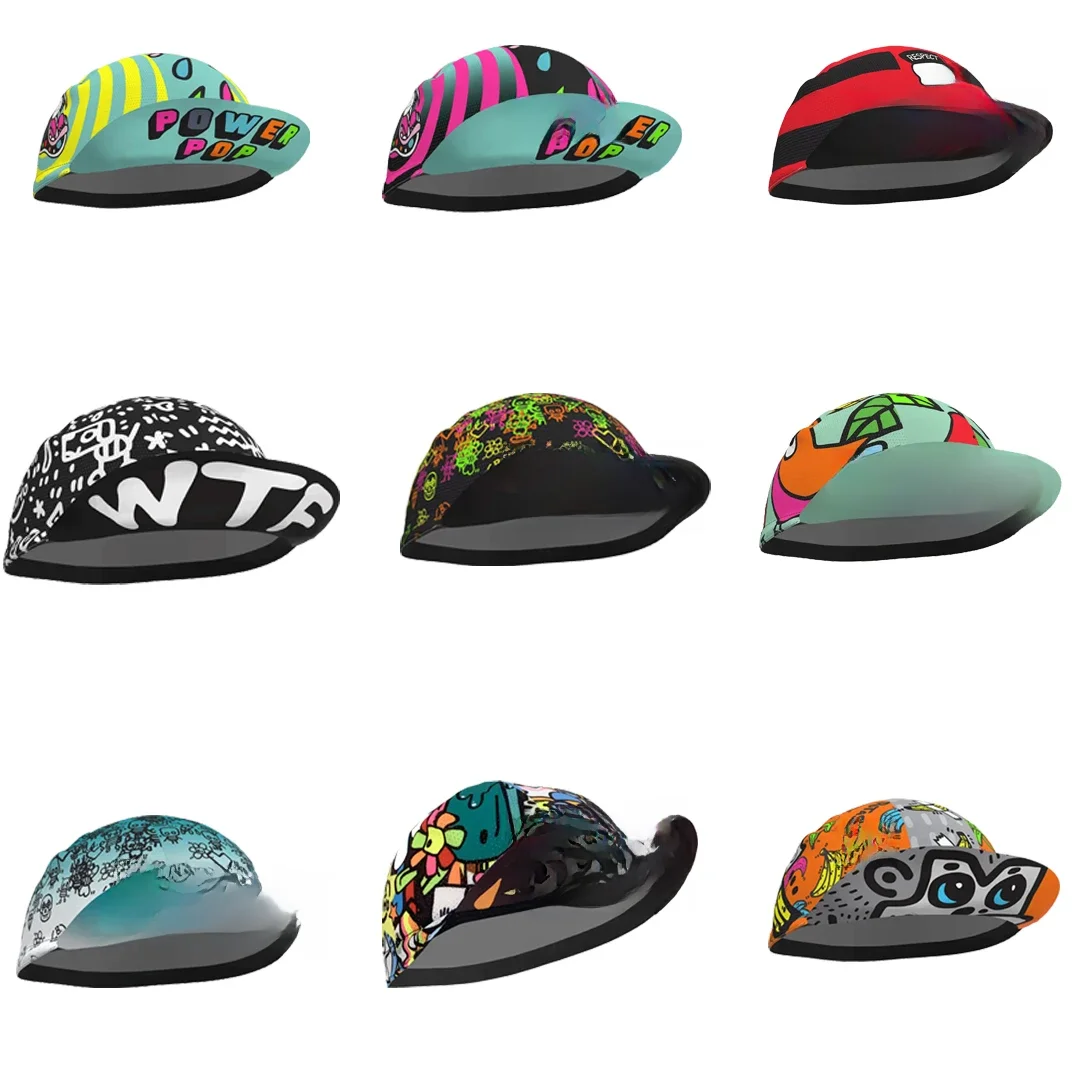 AliExpress SLY SUN Classical Summer Breathable Cycling Caps Men And Women Funny Multi Styles Quick Dry Sports Hats Red Blue Black White