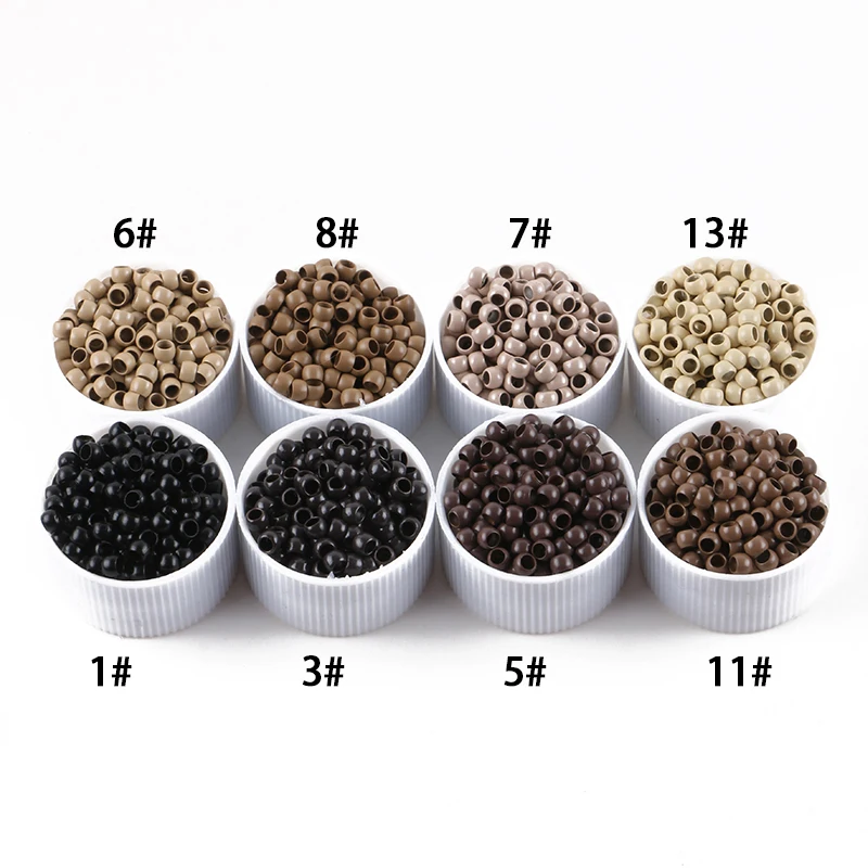 

1000pcs 2.9mm Nano Rings Beads for Hair Extension 8 colors in stock
