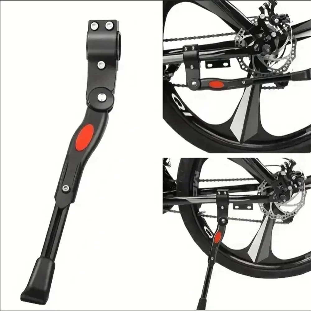 AliExpress NONE MTB Road Bicycle Kick Stand Aluminum Kickstand 24/26/27.5/29/700C Adjustable Mountain Bike Support Side Rear parkingrack