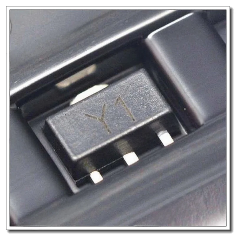 10PCS SS8050 Y1 1.5A/25V NPN Double S High Current SOT-89 SMD CHIP Transistor — zdjęcie 2