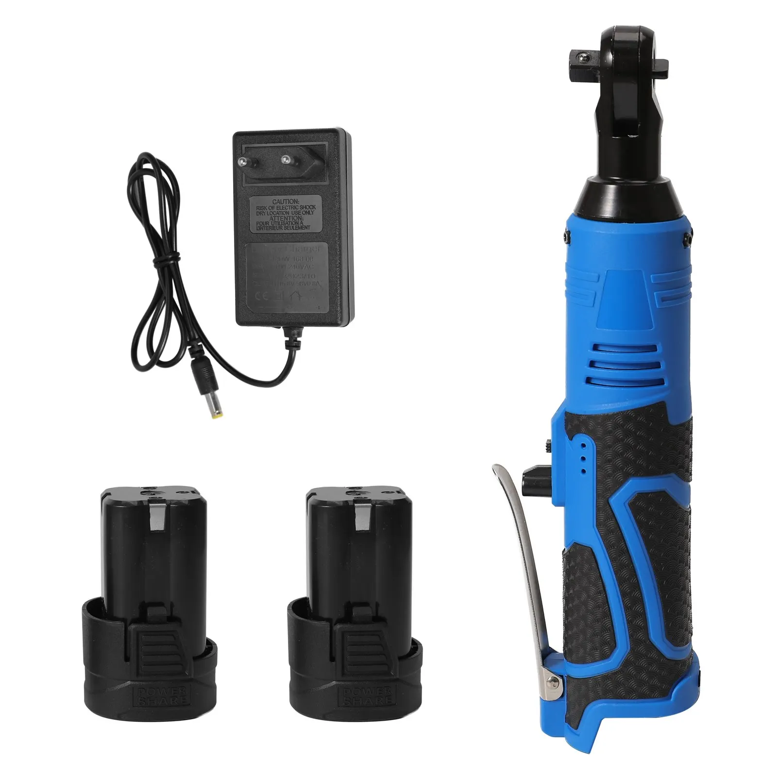 Kabelloser Ratschenschlüssel 3/8'' Elektrischer Aufladbarer Schraubendreher zur Schrauben- und Mutternentfernung Autoreparaturwerkzeug Rechtwinkliger Ratschenschlüssel