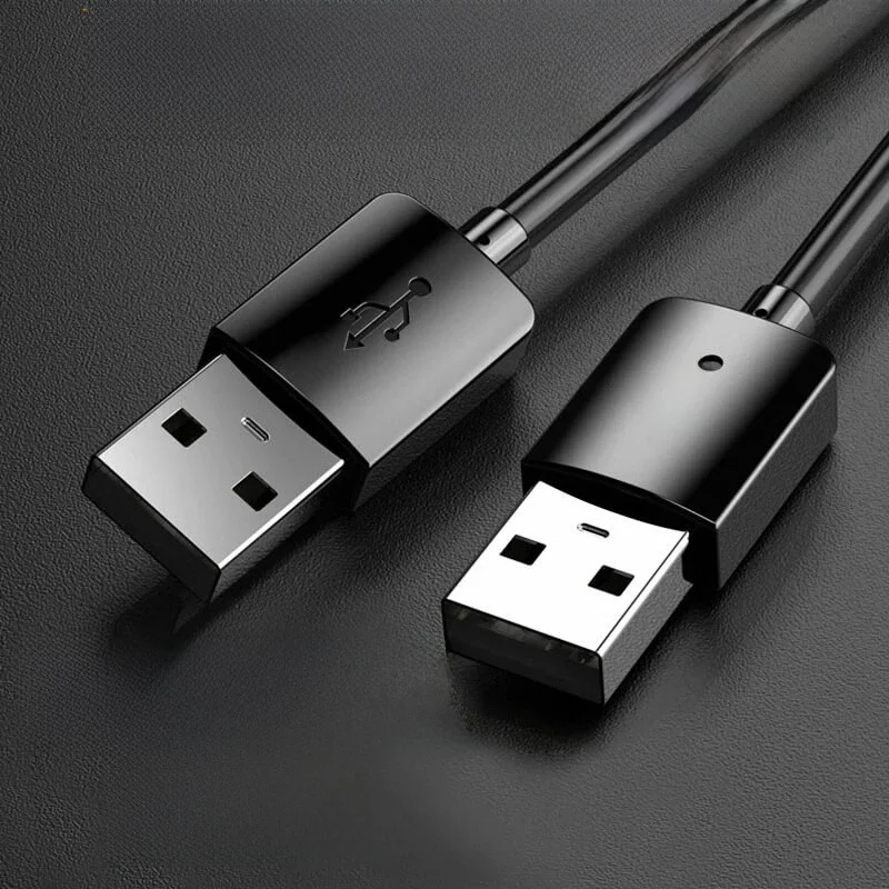 Câble d'extension de données USB Type A 3.0 mâle à mâle, double tête pour boîte de disque dur Mobile, radiateur de PC portable