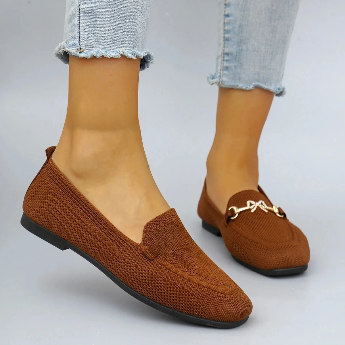 Chaussures plates d'été en maille respirante pour femmes, chaussures pour femmes, baskets décontractées, livraison gratuite en liquidation