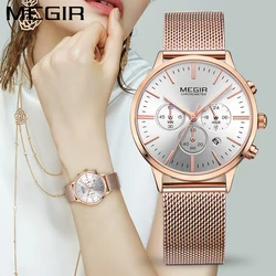 MEGIR Luxury Brand Women Watch Fashion Quartz Ladies Sport Casual Wristwatch Waterproof Female Dress Clock Relogio Feminino 2011