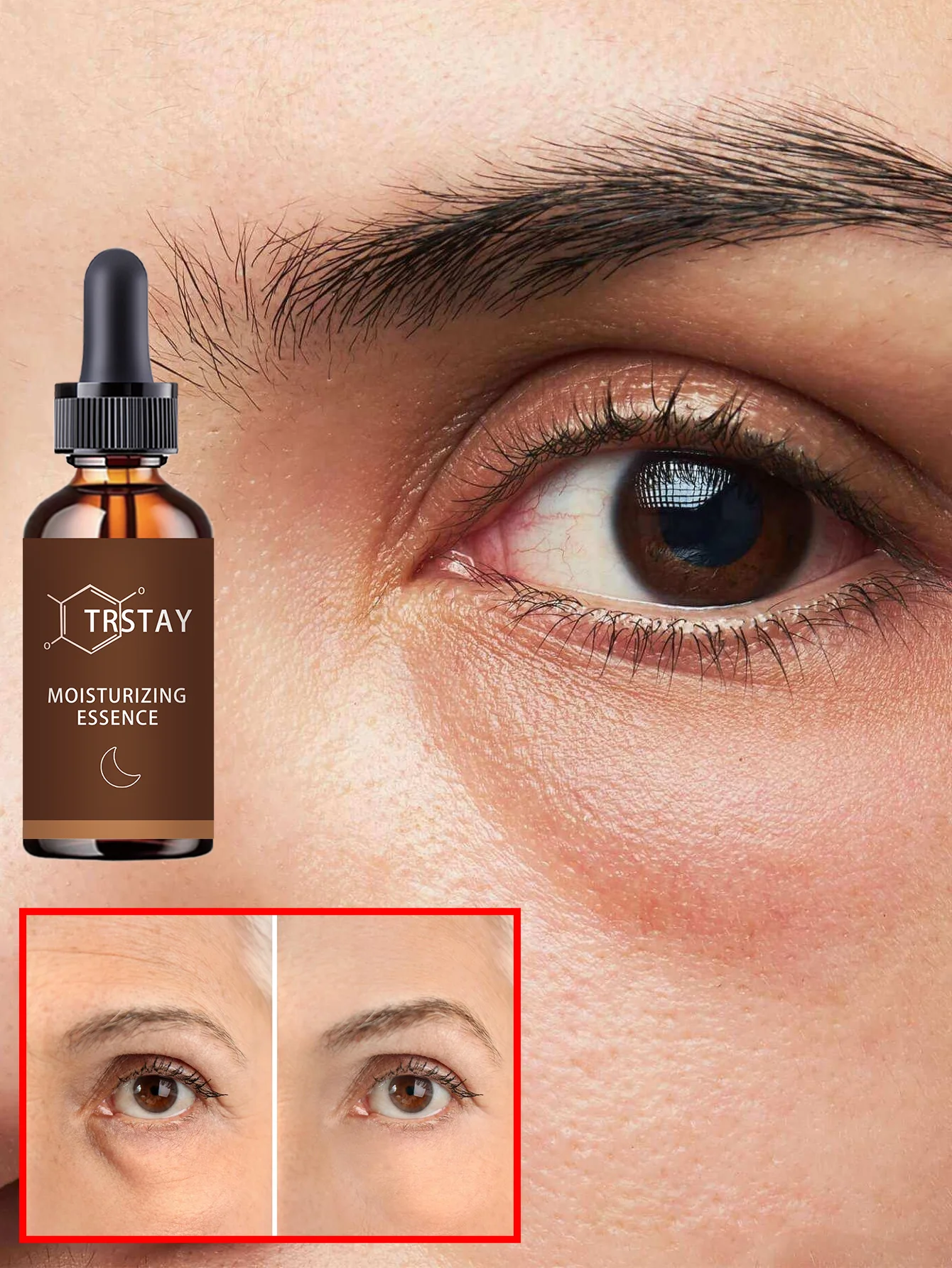 Moisturizing Brightening Eye Oil for Hydration and Even Tone All Skin Types Eye Care Formula to Reduce Dark Circles and Fine Lin - Image 3