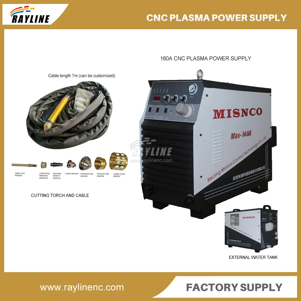 

60A 100A 120A 160A Источник плазменной мощности Misnco Индуктивная машина Использование для станка плазменной резки с ЧПУ 220 В/380 В Вся резка металла