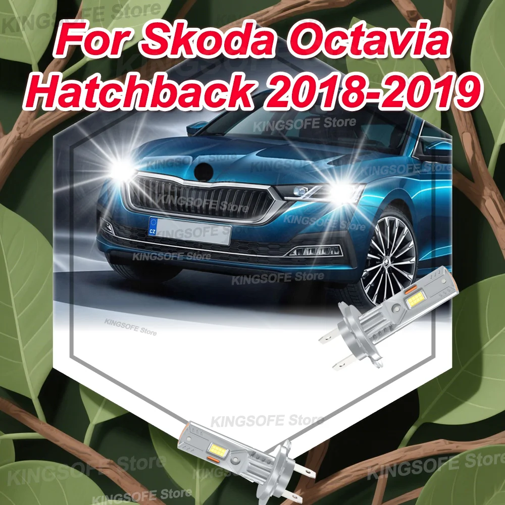 

Мощные светодиодные лампы для фар Turbo 30000LM для Skoda Octavia Hatchback 2018 2019